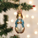 Old World Christmas Peter Rabbit Glass Blown Ornament for Christmas Tree