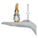 Old World Christmas - Peter Rabbit Glass Blown Ornament for Christmas Tree