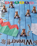 Robin Reed 6 x 13 Handmade Racing Reindeer Christmas Crackers 72007