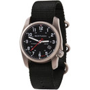 BERTUCCI A-2T Solar Classic Watch | Black Dial with Black Nylon Band | Matte Finish | Solar Powered | 200 M Water Resistance