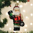 Old World Christmas Bodybuilder Santa Glass Blown Ornament for Christmas Tree