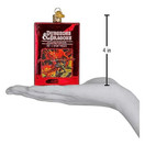 Old World Christmas Dungeons & Dragons Red Box Glass Hanging Ornament