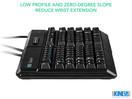 KINESIS USB-A Freestyle Pro Quiet Ergonomic Split Mechanical Keyboard (Cherry MX Silent Red Switches)