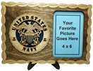 Armed Forces Navy Custom Laser Crafted Three Dimensional Wooden Military Picture Frame
