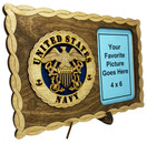 Armed Forces Navy Custom Laser Crafted Three Dimensional Wooden Military Picture Frame