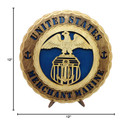 Merchant Marines Armed Forces Military Unique Decorative Custom Laser Crafted Three Dimensional Wooden Wall Plaque
