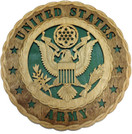 Army Armed Forces Military Decorative Laser Three Dimensional Wooden Wall Plaque