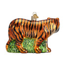 Old World Christmas Ornaments: Wildlife Animals Glass Blown Ornaments for Christmas Tree - Tiger 