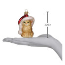 Old World Christmas Santa Kitten Glass Blown Ornaments for Christmas Tree