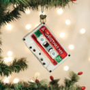 Old World Christmas Christmas Mixtape Glass Blown Ornament for Christmas Tree
