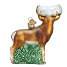 Old World Christmas Ornaments: Wildlife Animals Glass Blown Ornaments for Christmas Tree, Whitetail Deer