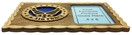 Armed Forces Air Force Contemporary Custom Laser Crafted Three Dimensional Wooden Military Picture Frame