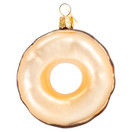 Old World Christmas Chocolate Frosted Donut Glass Blown Ornament for Christmas Tree