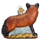Old World Christmas Ornaments: Wildlife Animals Glass Blown Ornaments for Christmas Tree, Red Fox