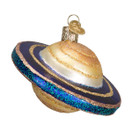 Old World Christmas Outer Space Gifts Glass Blown Ornaments for Christmas Tree, Saturn (22032)