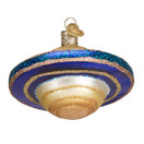 Old World Christmas Outer Space Gifts Glass Blown Ornaments for Christmas Tree, Saturn (22032)