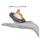 Old World Christmas Outer Space Gifts Glass Blown Ornaments for Christmas Tree, Saturn (22032)