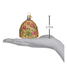Old World Christmas Bee Collection Glass Blown Ornament for Christmas Tree, Bee Skep