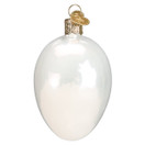 Old World Christmas Ornaments: Various Foods Glass Blown Ornaments for Christmas Tree | Deviled Egg, 2.75 x 2.25