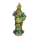 Old World Christmas Ornaments: Christmas Cactus Glass Blown Ornaments for Christmas Tree | Christmas Cactus