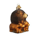 Old World Christmas Animal Collection Glass Blown Ornaments for Christmas Tree Bears.