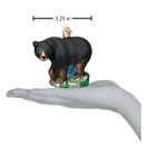 Old World Christmas Ornaments: Wildlife Animals Glass Blown Ornaments for Christmas Tree, Black Bear
