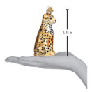Old World Christmas Ornaments: Wildlife Animals Glass Blown Ornaments for Christmas Tree, Leopard
