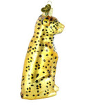 Old World Christmas Ornaments: Wildlife Animals Glass Blown Ornaments for Christmas Tree, Leopard