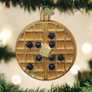Old World Christmas Waffle Blown Glass 2020 Unique Christmas Ornaments for Christmas Tree Decorations