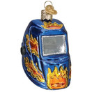 Old World Christmas Welding Helmet Glass Blown Ornament for Christmas Tree