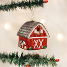 Old World Christmas Ornaments: Farm Animals Glass Blown Ornaments for Christmas Tree | Barn 