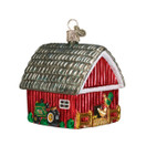 Old World Christmas Ornaments: Farm Animals Glass Blown Ornaments for Christmas Tree | Barn 