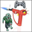 THiCket Raygun Torch Lighter, with Adjustable Flame and Safety Lock (Red)
