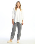 Jess & Jane Mineral Washed Lantern Pants - M100 | 1X, Midnight