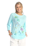 Jess & Jane Cotton Slub Weekend Top - WK2 | Large, Caribe Antigua