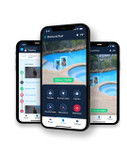 Wireless | Battery & Solar Kit - Pool Security Alarm System for Preventing Drowning of Toddlers & Pets in Your Swimming Pool (3 Months Premium Subscription Included)
