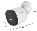 Wireless | Battery & Solar Kit - Pool Security Alarm System for Preventing Drowning of Toddlers & Pets in Your Swimming Pool | 3 Months Premium Subscription Included