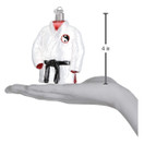 Old World Christmas Sports Collection Glass Blown Ornaments for Christmas Tree Martial Arts Robe
