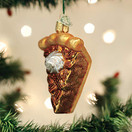 Old World Christmas Piece of Pecan Pie Blown Glass 2020 Unique Christmas Ornaments for Christmas Tree Decorations