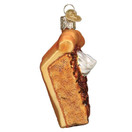 Old World Christmas Piece of Pecan Pie Blown Glass 2020 Unique Christmas Ornaments for Christmas Tree Decorations