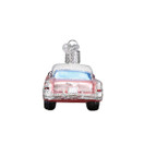 Old World Christmas Glass Blown Ornament Classic Car (46023) , Pink