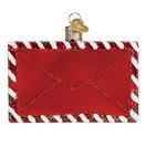 Old World Christmas Letter to Santa Glass Blown Ornaments for Christmas Tree.