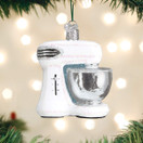 Old World Christmas White Mixer Ornament, Multi