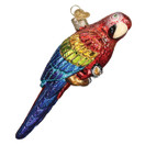 Old World Christmas Ornaments: Bird Watcher Collection Glass Blown Ornaments for Christmas Tree, Parrot