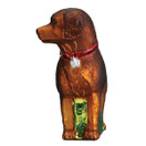 Old World Christmas 12508 Dog Collection Glass Blown Ornaments for Christmas Tree Standing - Chocolate Lab