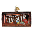 Old World Christmas M&M'S Milk Chocolate Glass Blown Ornament for Christmas Tree
