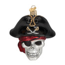 Old World Christmas Ornaments: Beach Gifts Glass Blown Ornaments for Christmas Tree, Jolly Roger