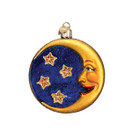 Old World Christmas Ornaments: Halloween Decorations Glass Blown Ornaments for Christmas Tree, Owl in Moon, 3¾" (26064)