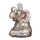 Old World Christmas Little Elephant Glass Blown Ornament for Christmas Tree | Little Elephant