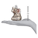 Old World Christmas Little Elephant Glass Blown Ornament for Christmas Tree | Little Elephant